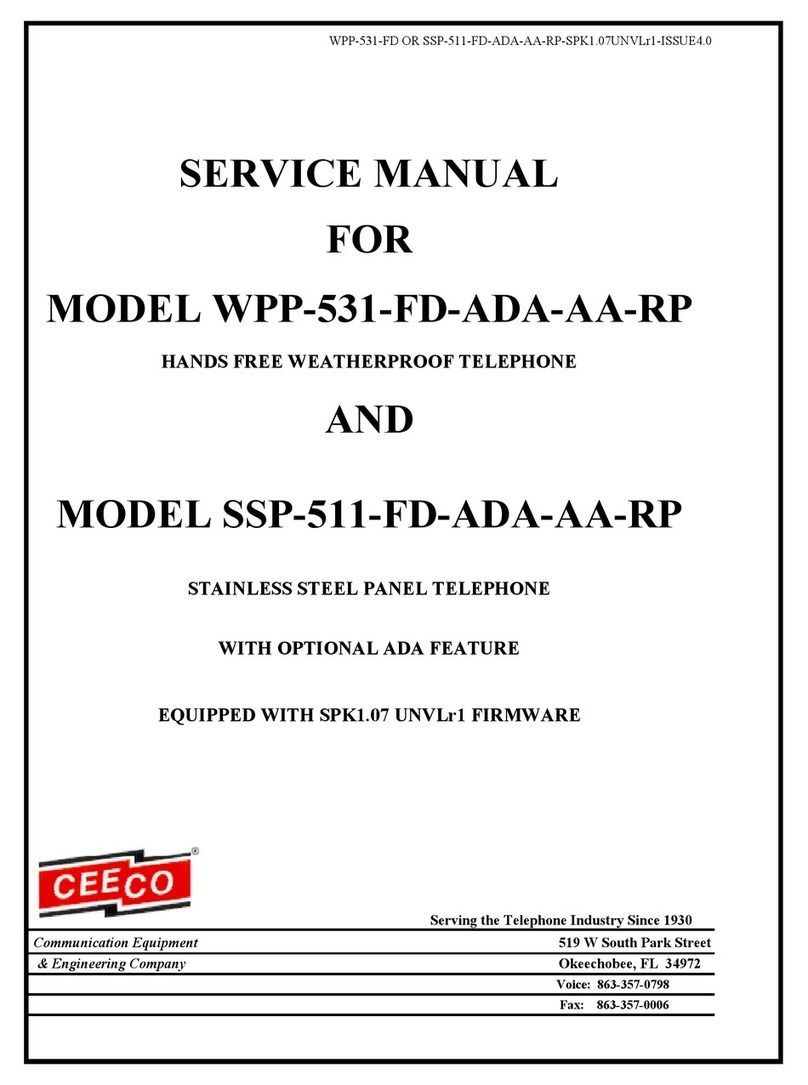 CEECO WPP-531-FD-ADA-AA-RP User manual
