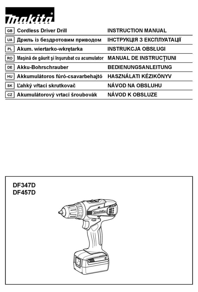 Makita DF457D User manual