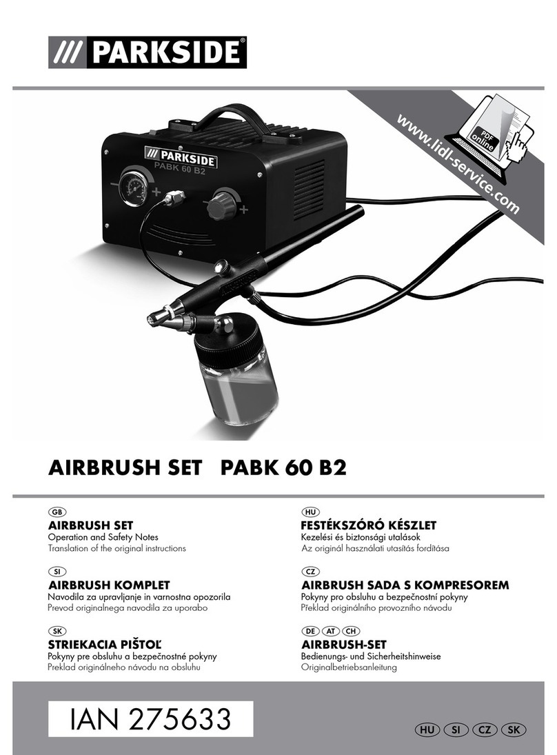 Parkside PABK 60 B2 Operation and safety notes
