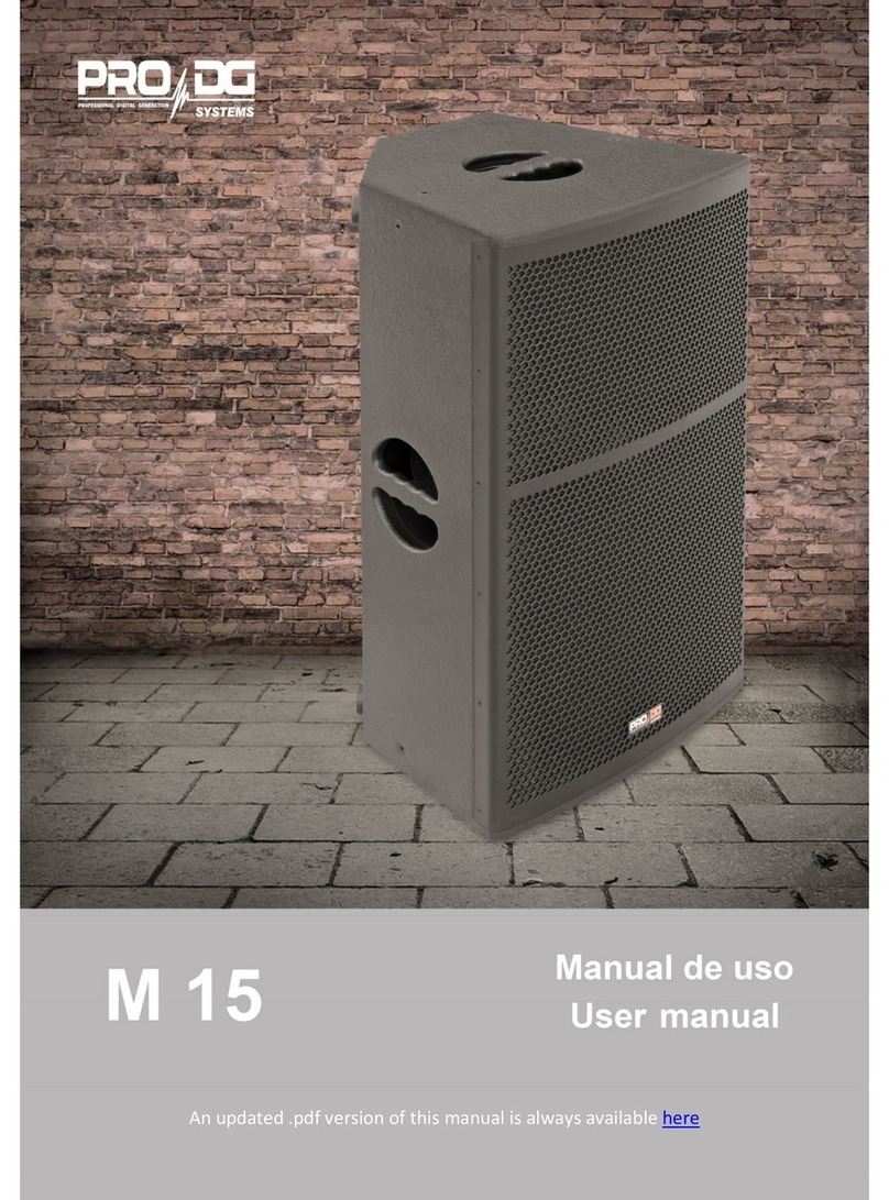 Pro DG Systems M 15 user manual