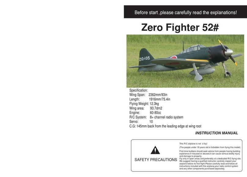 BigPlanes Zero Fighter 52 User manual BigPlanes Zero Fighter 52 User manual