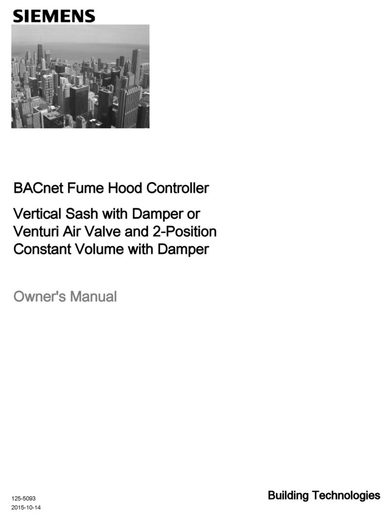 Siemens BACnet User manual