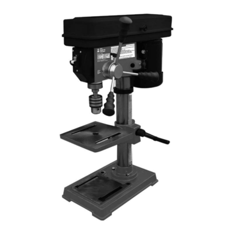 Power Fist 10 in. Bench-Top Drill Press user manual