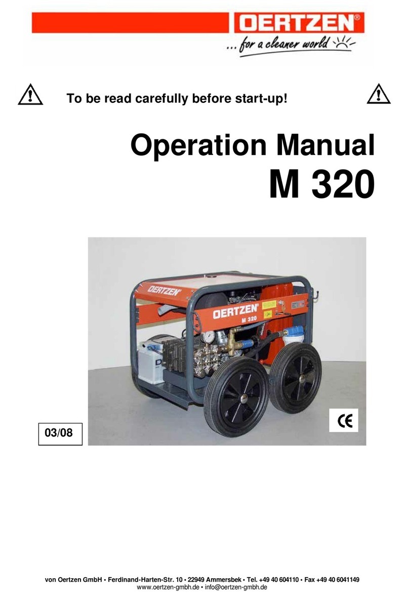 Oertzen M 320 Operation manual Oertzen M 320 Operation manual