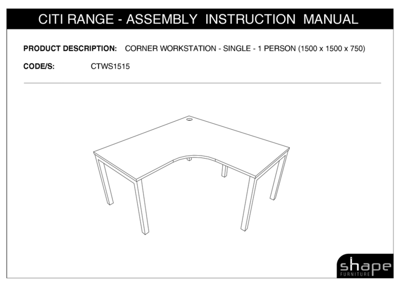 Shape CTWS1515 Assembly & instruction manual
