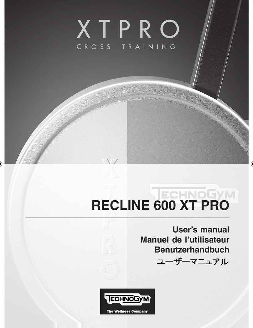 XTPRO RECLINE 600 XT PRO user manual
