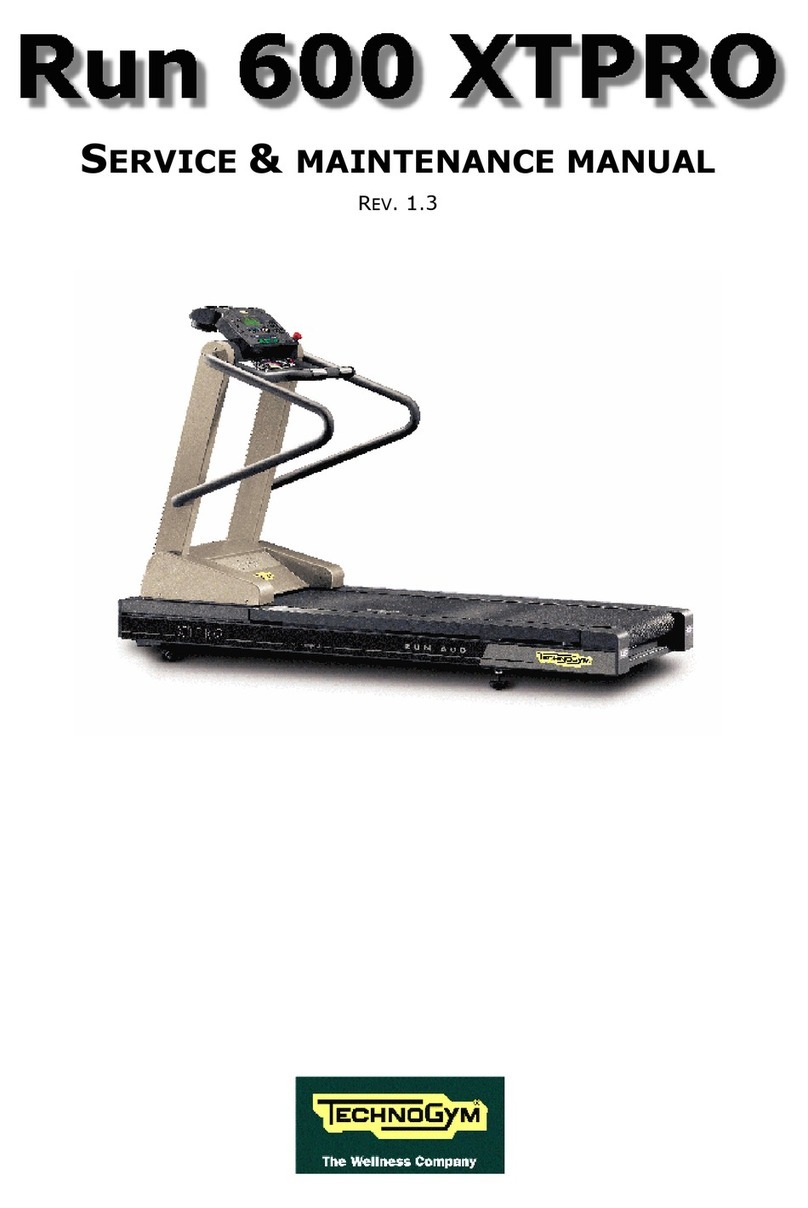 Technogym RUN 600 XTPRO User manual Technogym RUN 600 XTPRO User manual