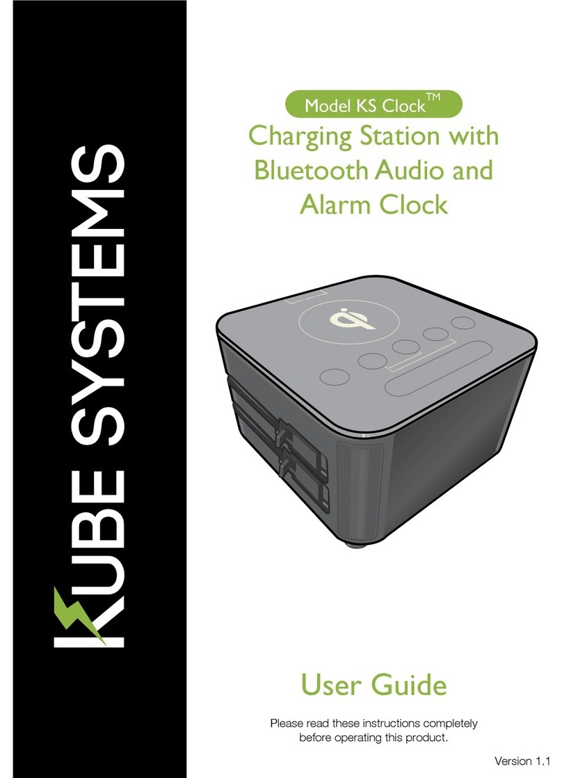KUBE SYSTEMS KS Clock user guide