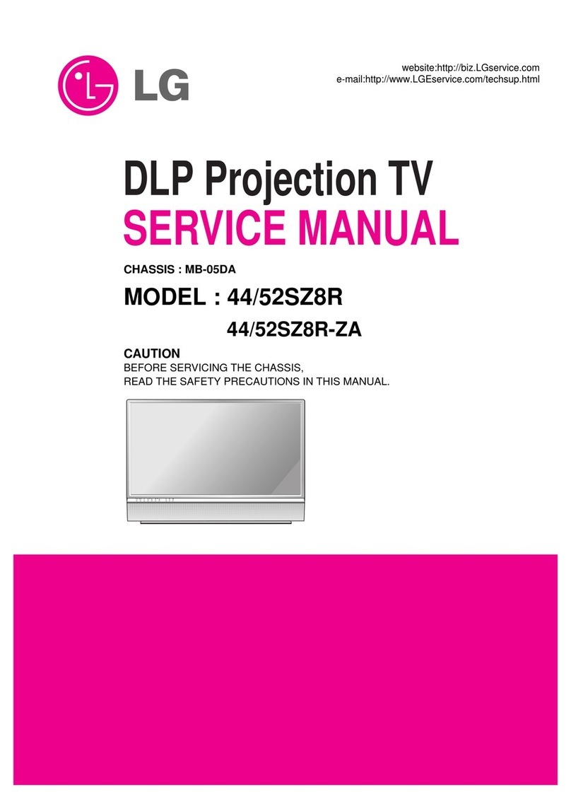 LG 52SZ8R Service manual