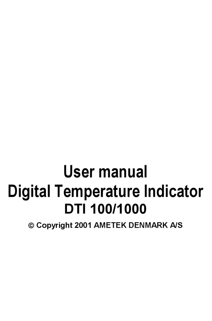 Ametek DTI 100 User manual