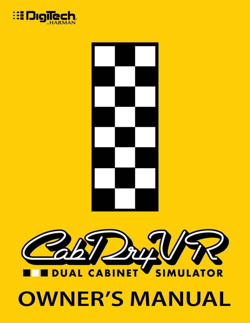 digi-tech CabDryVR User manual