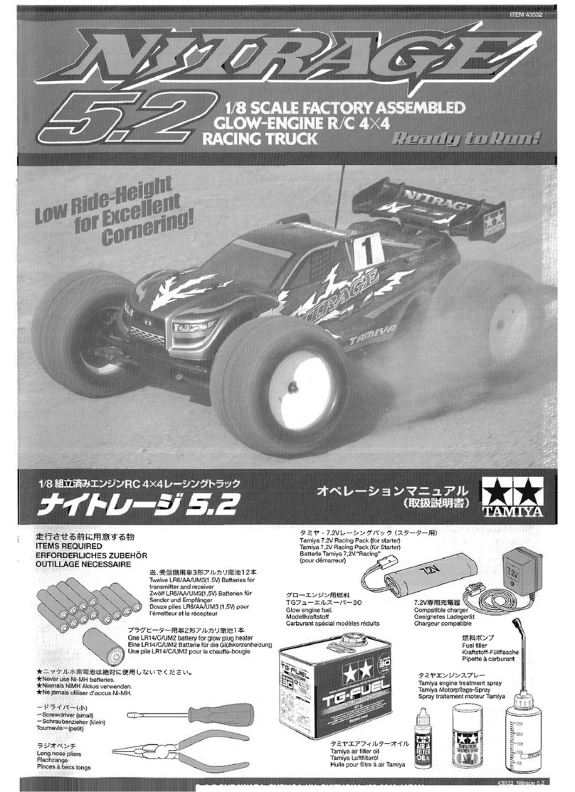 Tamiya NITRACE instruction manual