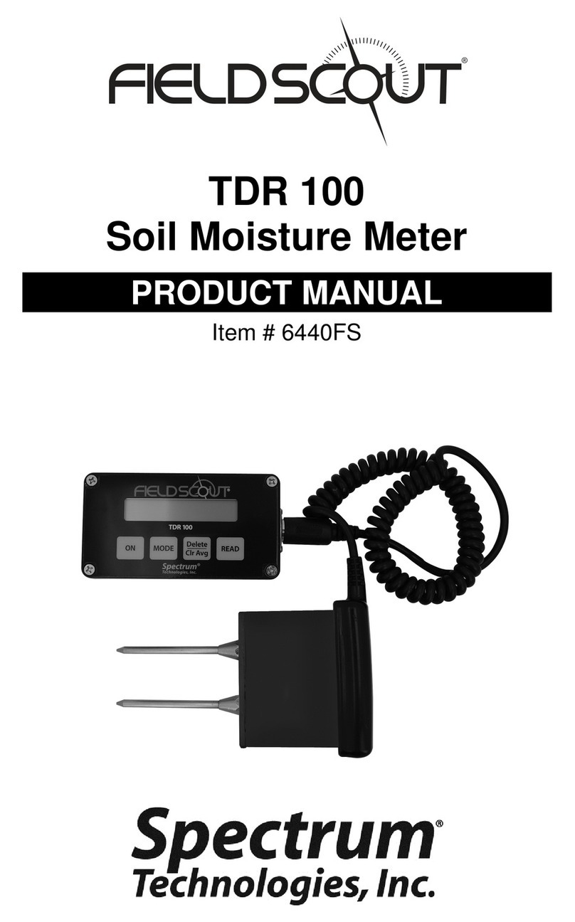 Spectrum Techniques fieldscout TDR 100 User manual