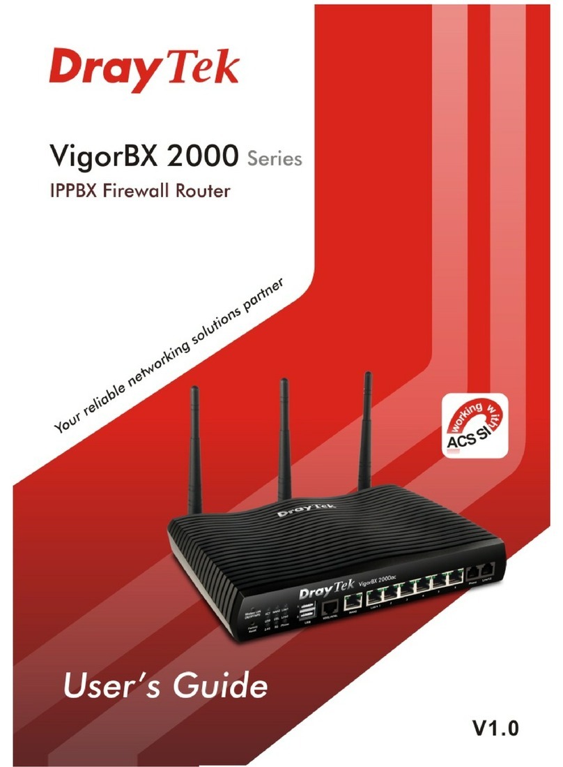 Draytek VigorBX 2000 Series User manual