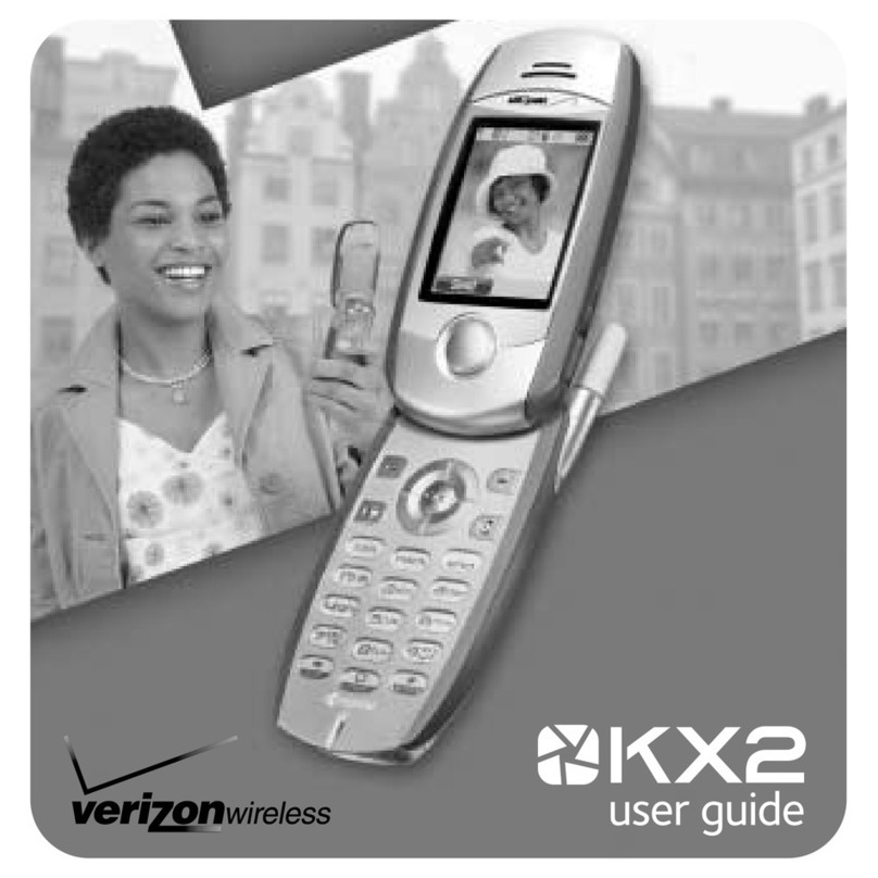 Verizon Wireless KX2 User manual