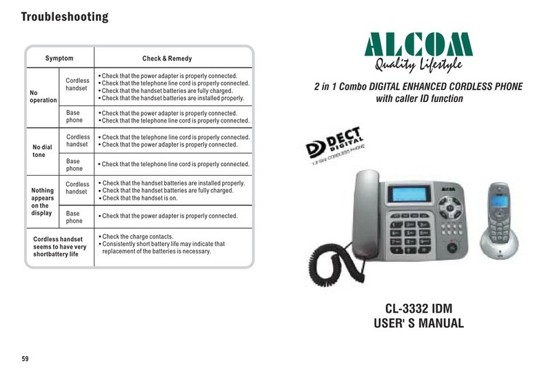 ALcom CL-3332 IDM user manual