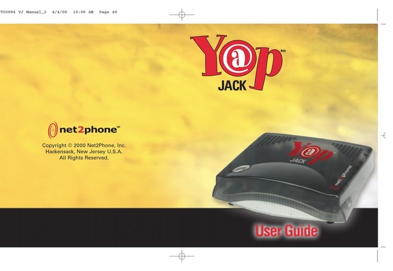 Net2Phone yap jack user guide
