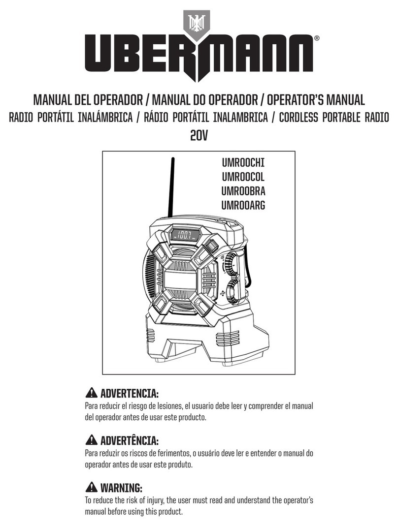 Ubermann UMR00CHI Operator's manual