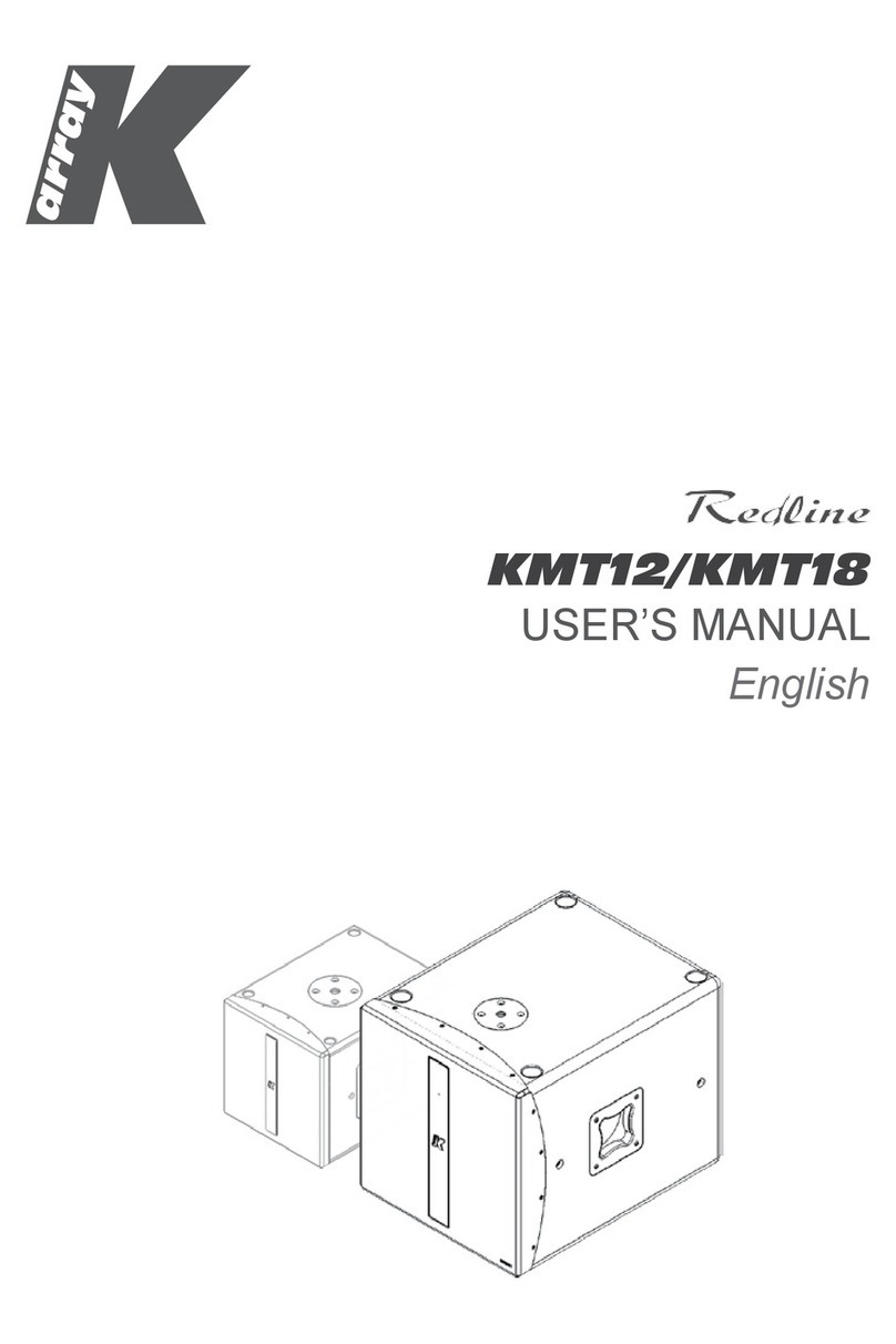 K-array Redline KMT12 user manual