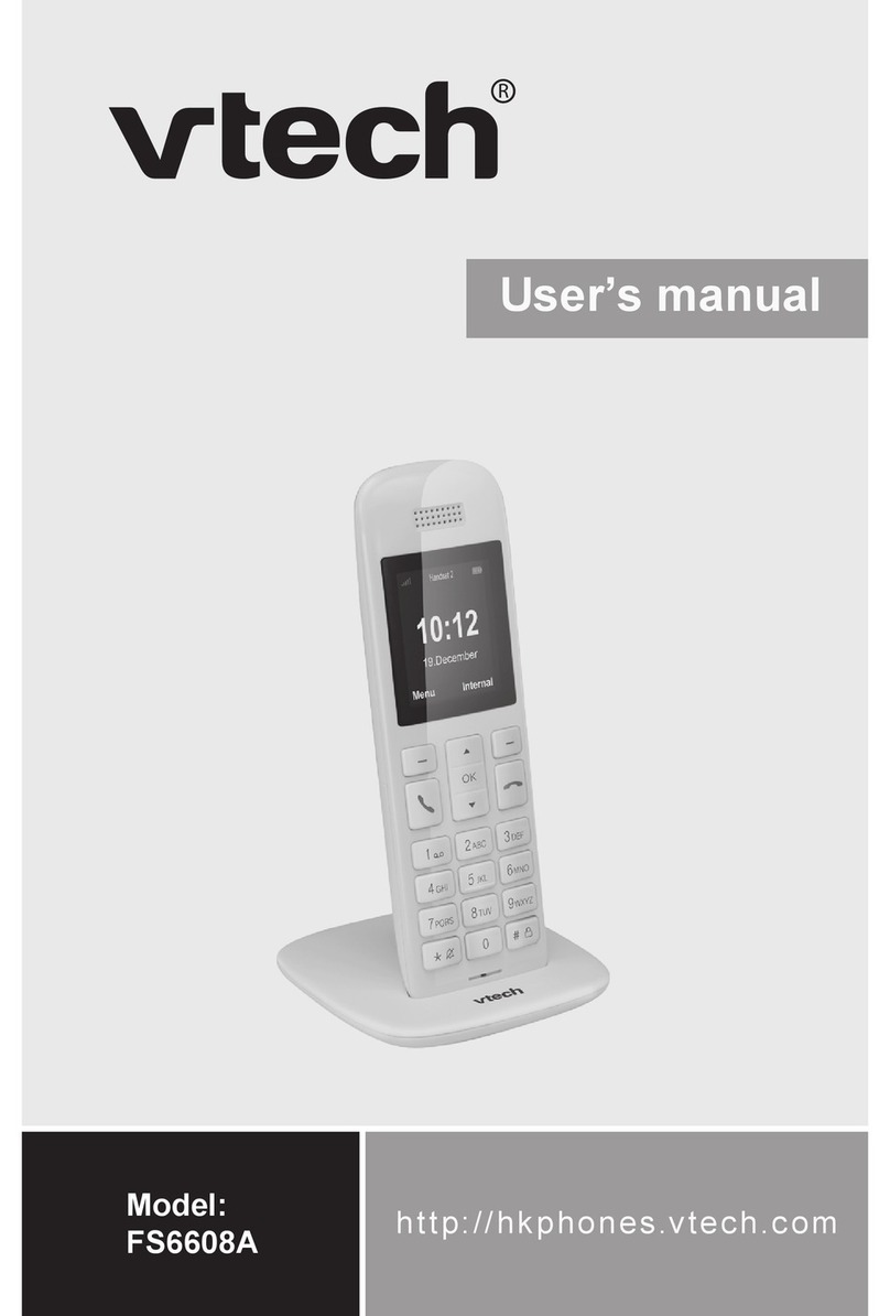 V-tech FS6608A User manual