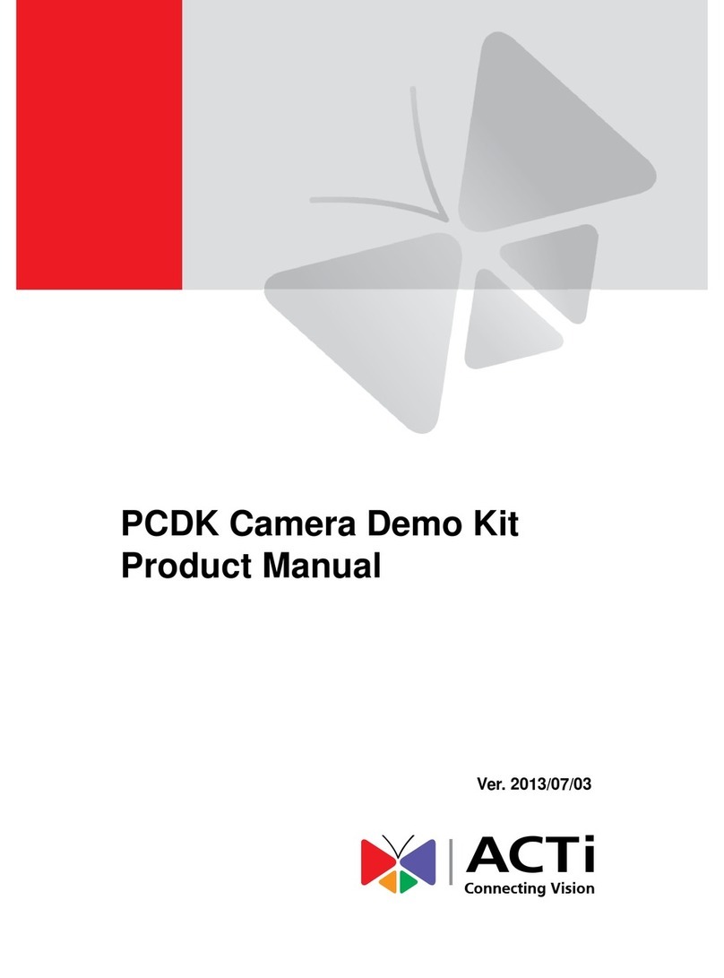 ACTi PCDK Camera Demo Kit User manual