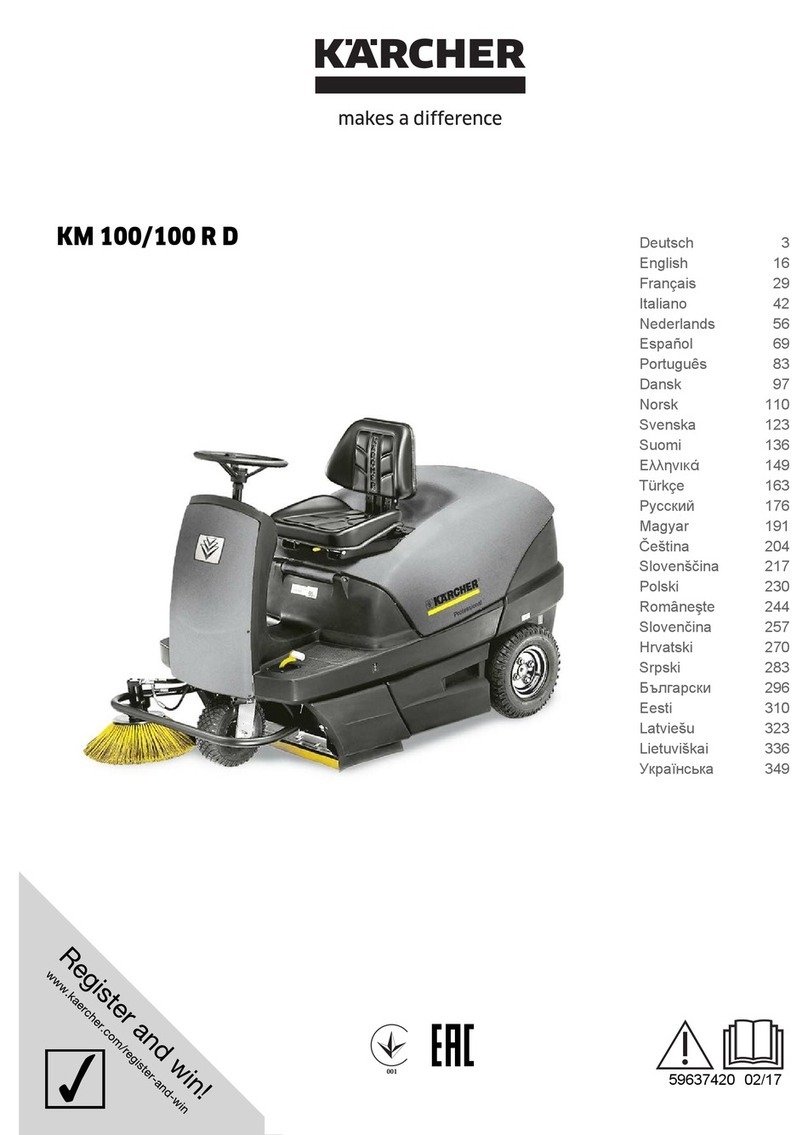 Kärcher KM 100 R D User manual