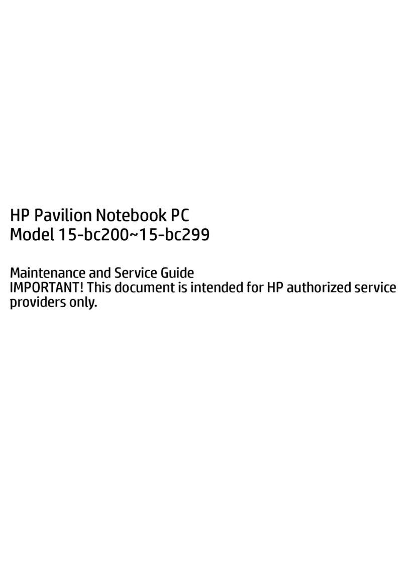 HP Pavilion 15-bc200 Manual