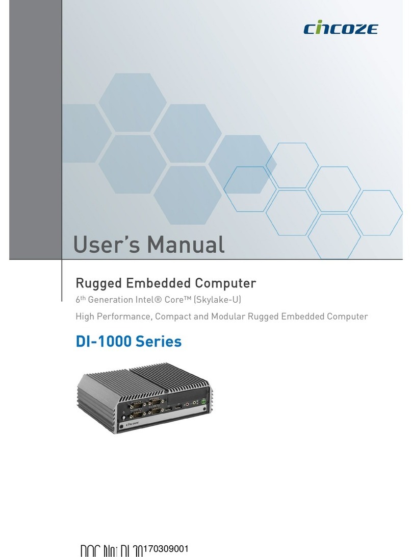 Cincoze DI-1000 Series User manual