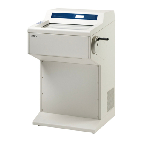 Slee Cryostat MEV operating instructions