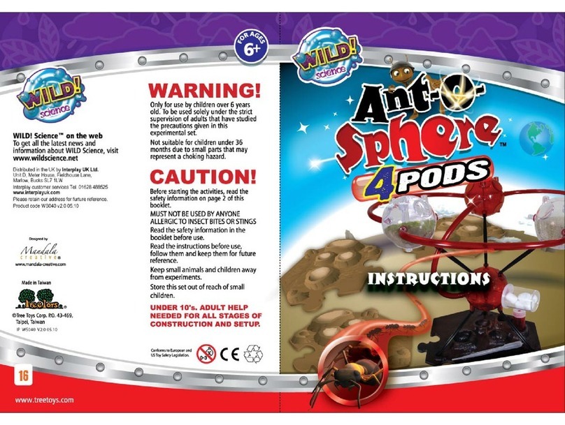 Wild Science Ant-O-Sphere 4 pods User manual