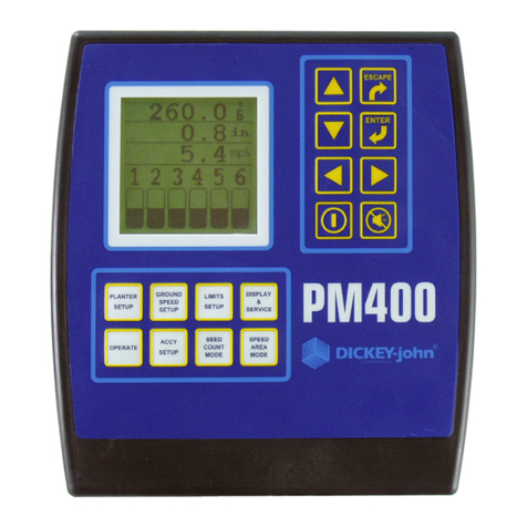 Dickey-John PM300 Operator's manual