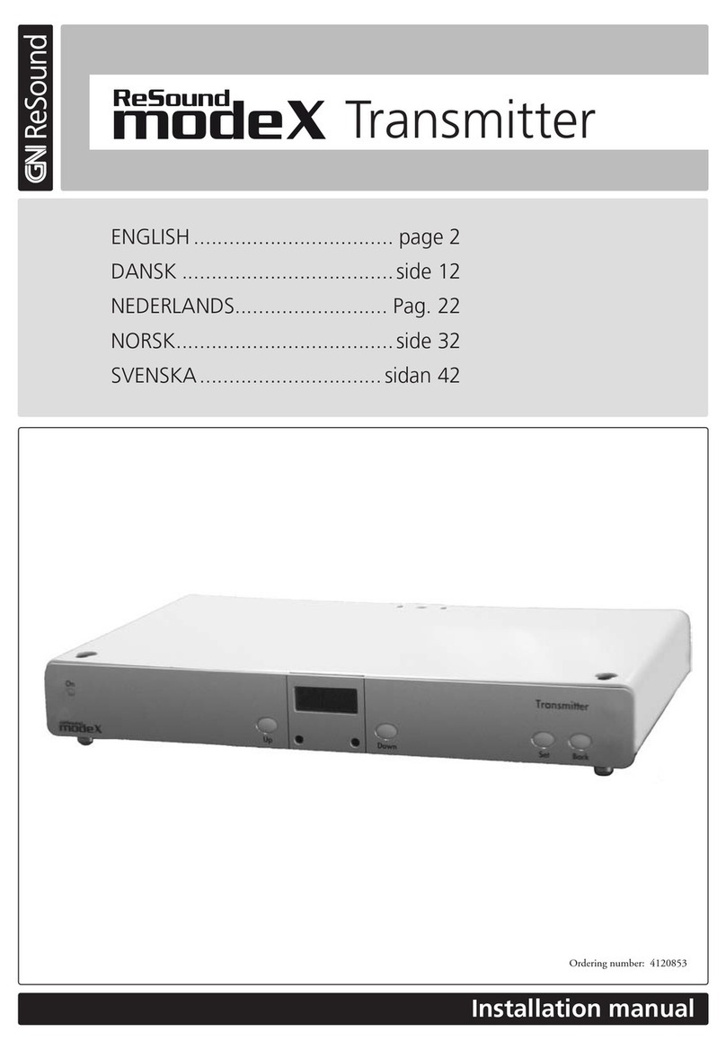 ReSound modeX installation manual