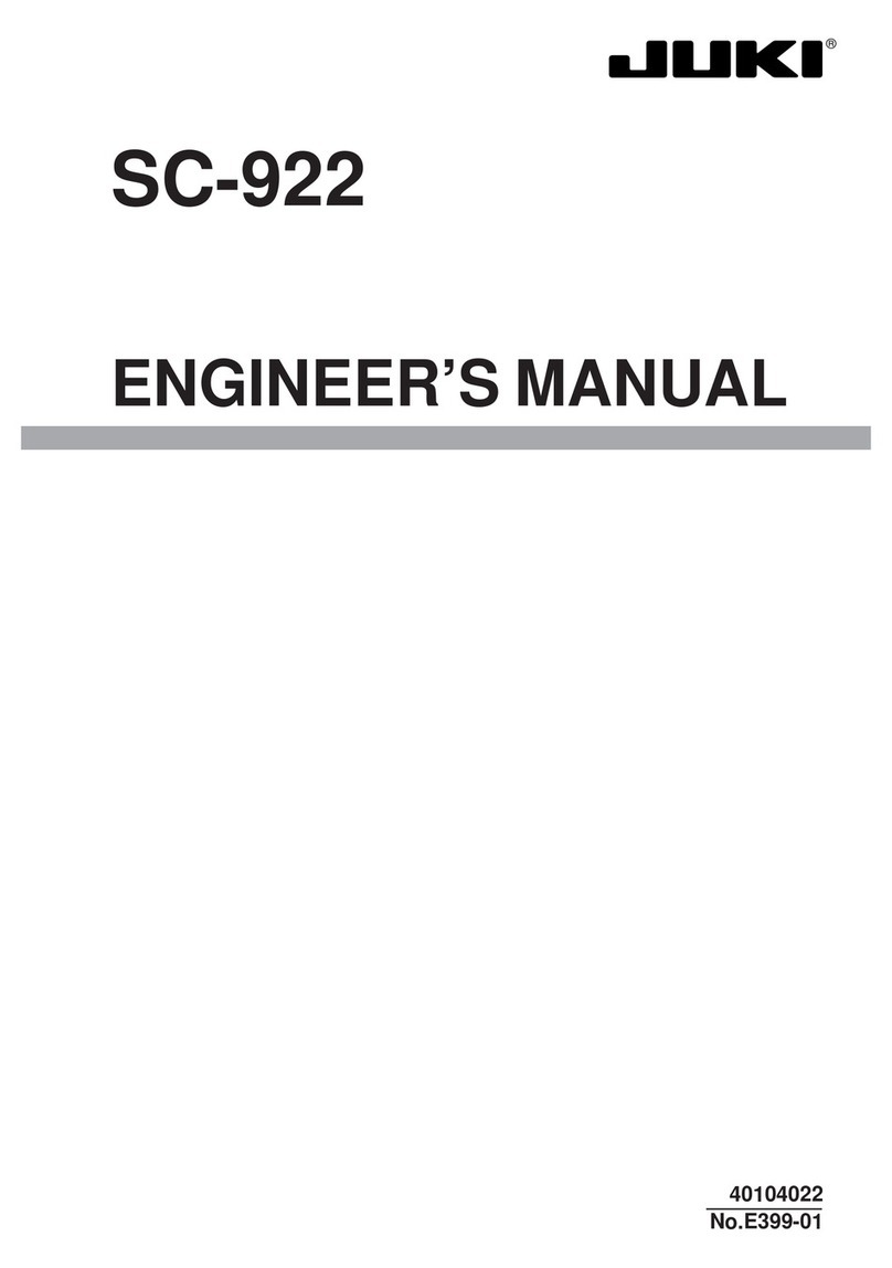 JUKI SC-922 Quick start guide JUKI SC-922 Quick start guide