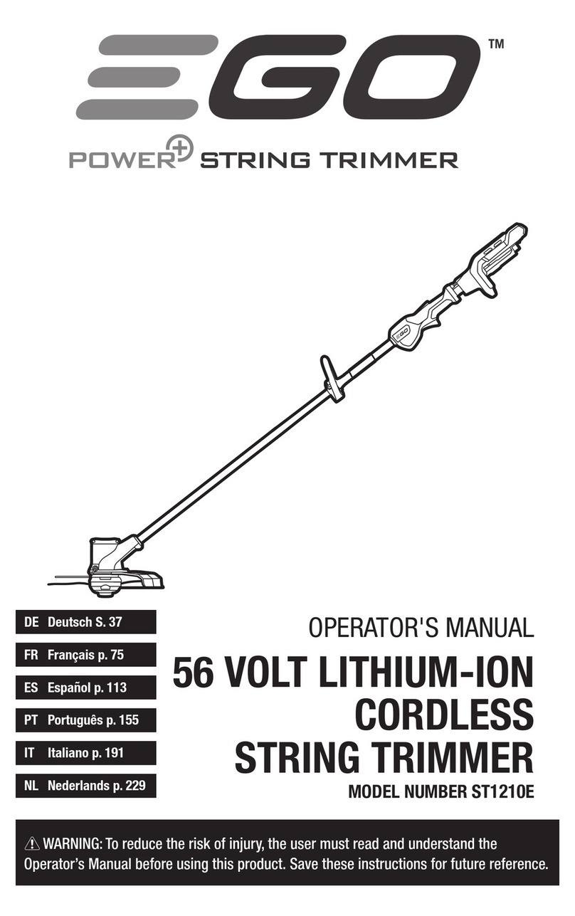 EGO ST1210E User manual