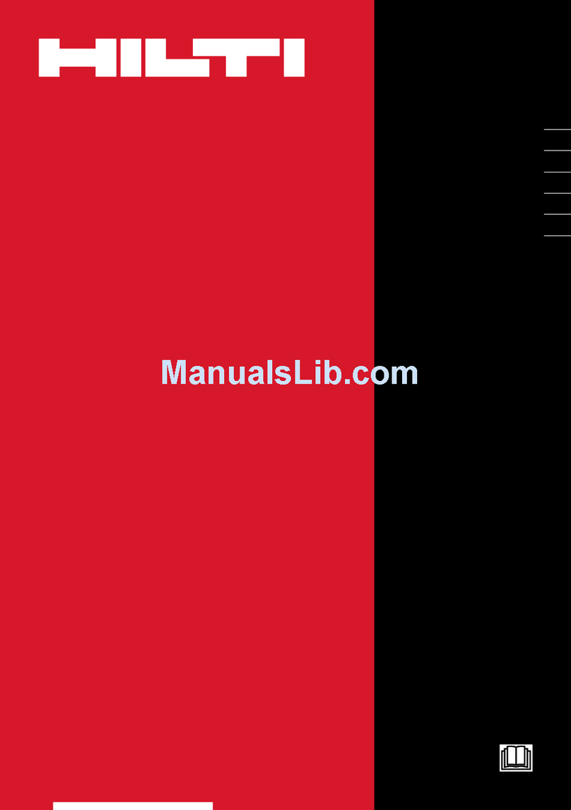 Hilti PPA 20 operating instructions