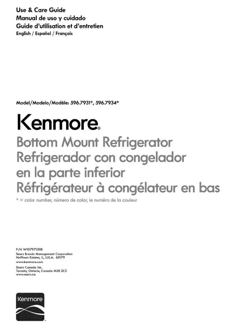 Kenmore 596.7931 SERIES User manual