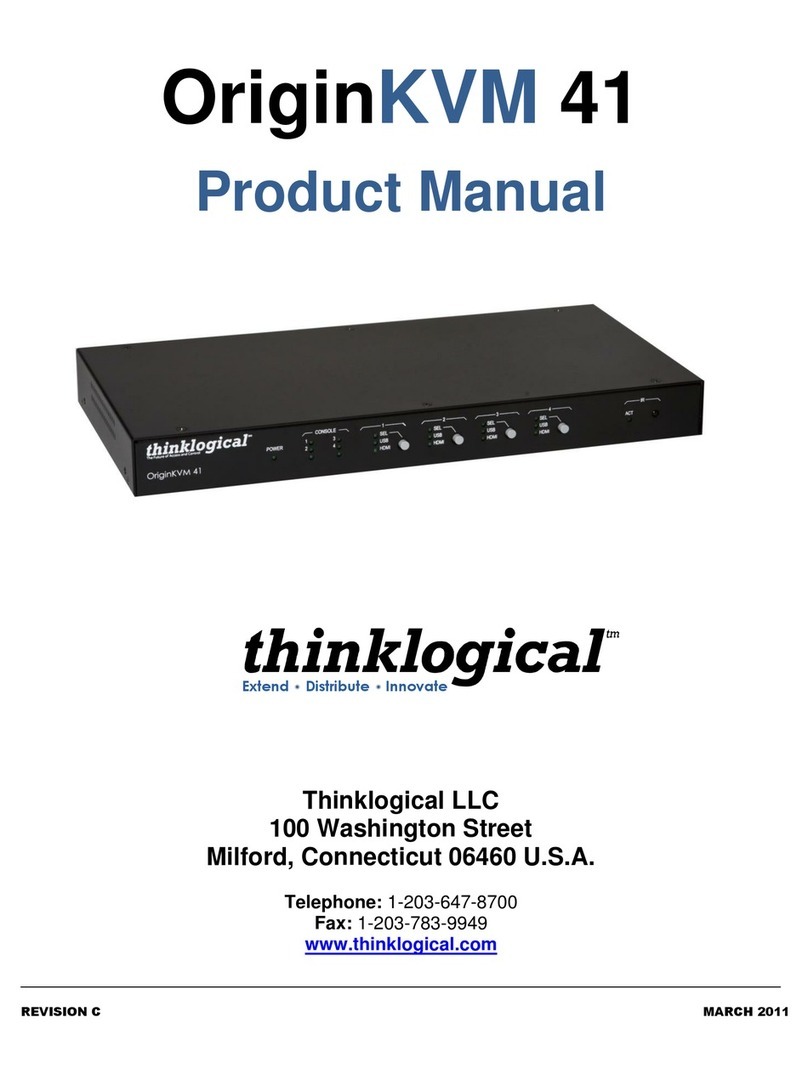 Thinklogical OriginKVM 41 User manual