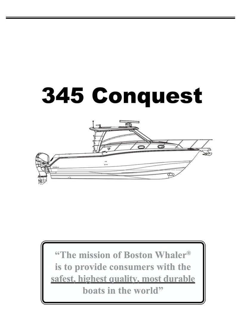 Boston Whaler CONQUEST 345 owner's manual