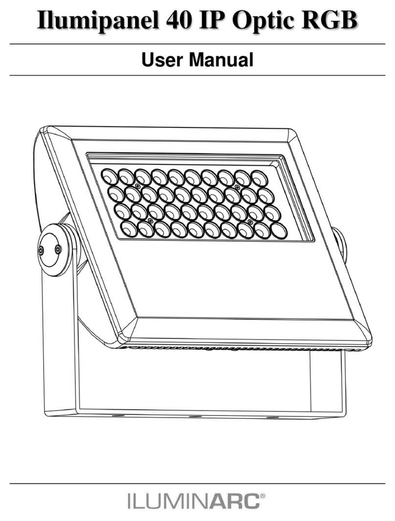 ILLUMINARC ILLUMIPANEL 40 IP OPTIC RGB user manual