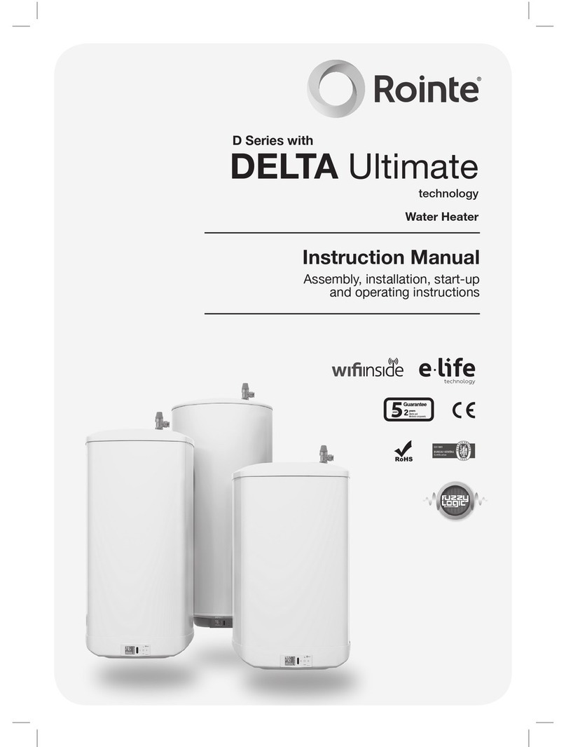 Rointe D SERIES instruction manual
