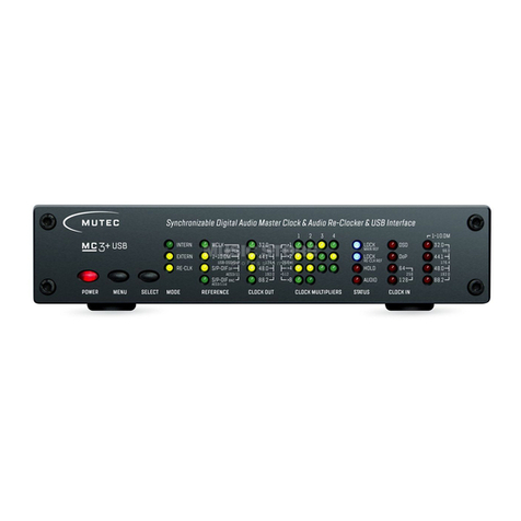 Mutec MC-3+ Smart Clock USB operating manual Mutec MC-3+ Smart Clock USB operating manual