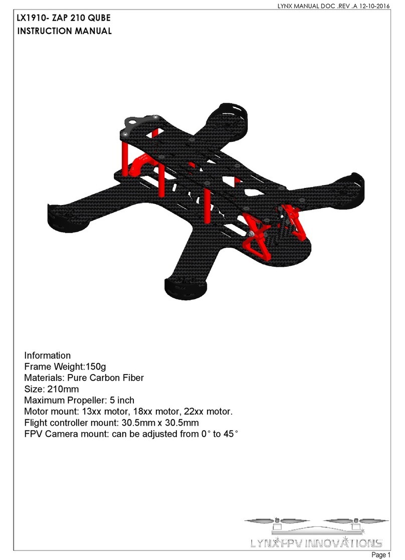 Lynx ZAP 210 QUBE instruction manual