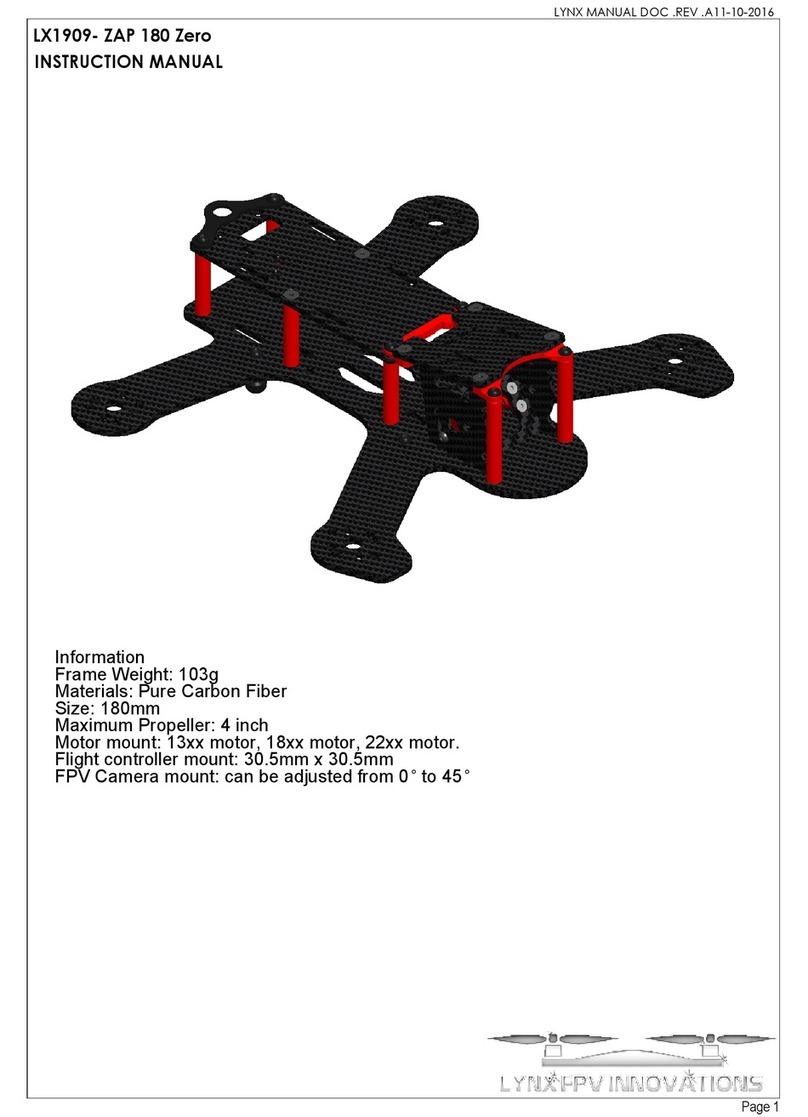 Lynx Zap 180 Zero LX1909 User manual