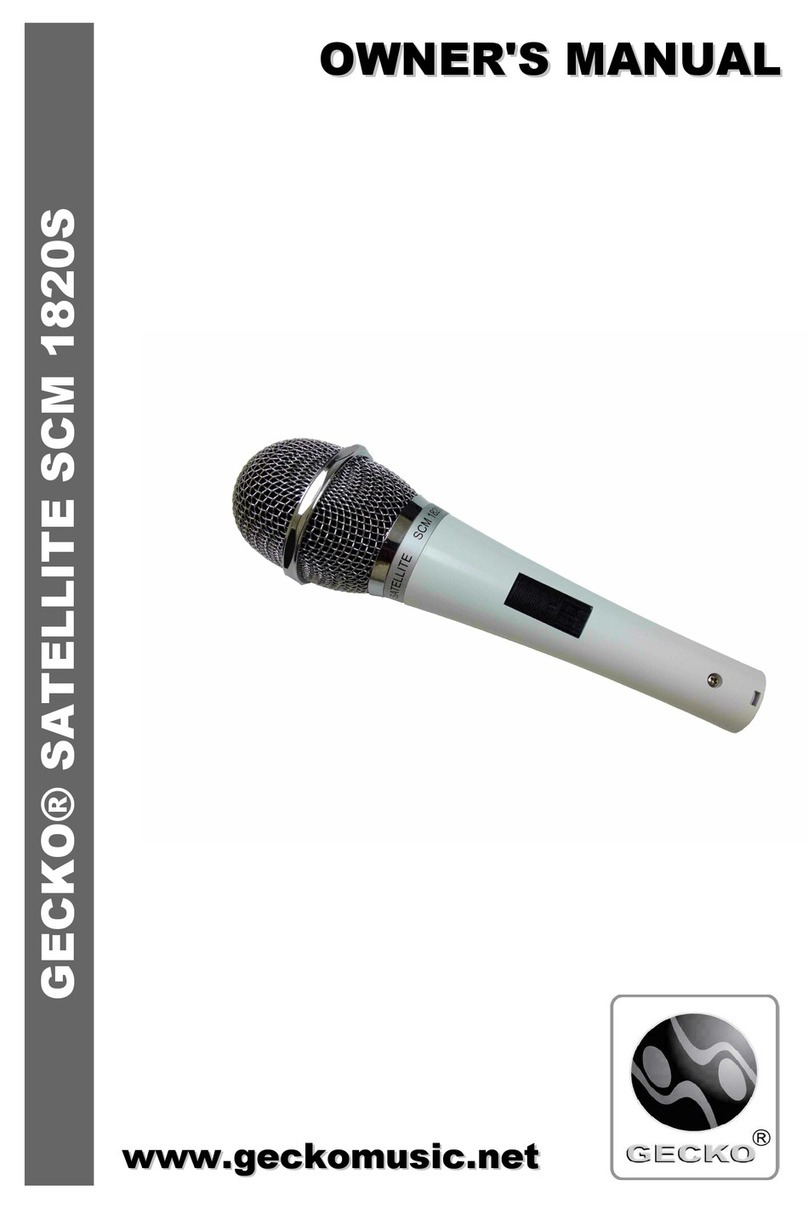 Gecko SATELLITE SCM 1820S owner's manual
