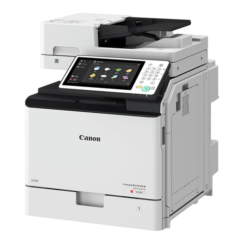 Canon imageRUNNER ADVANCE C255 Series User manual Canon imageRUNNER ADVANCE C255 Series User manual