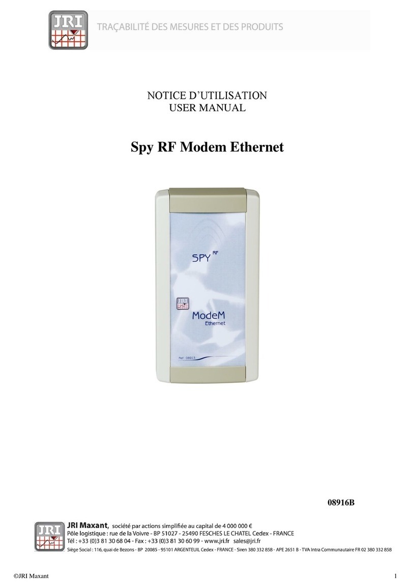 JRI Maxant Spy RF User manual