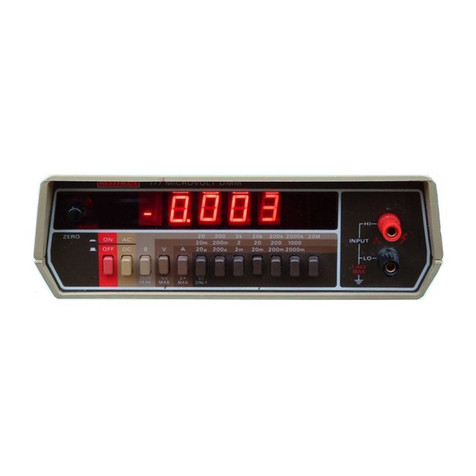 Keithley 177 User manual