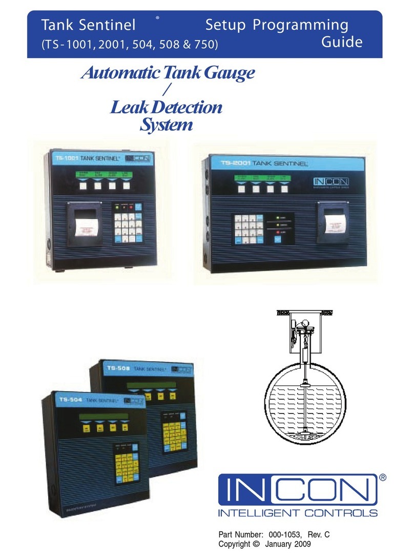 Incon task sentinel TS-1001 Programming guide
