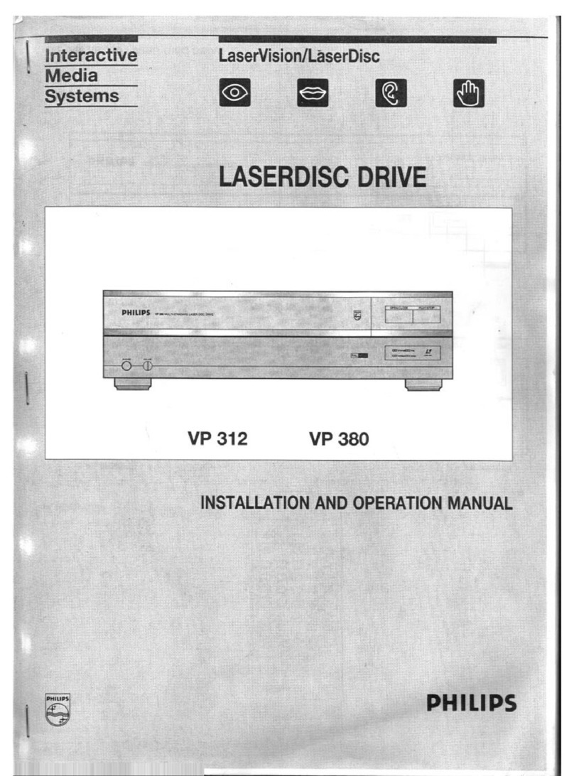 Philips VP 312 User manual