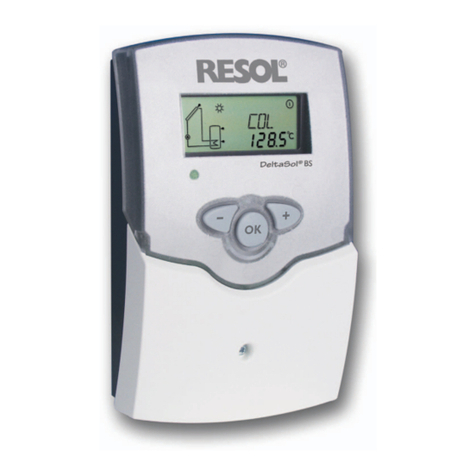 Resol DeltaSol BS/3 Mounting connection application examples operation troubleshooting Resol DeltaSol BS/3 Mounting connection application examples operation troubleshooting